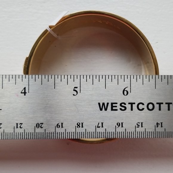 Coach Python Leather and Gold Bracelet - Picture 7 of 7